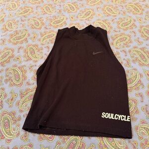 Nike Black Dri-FIT Top x Soulcycle
